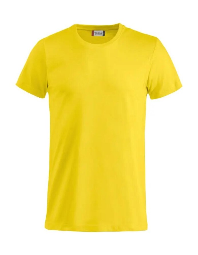 clique Basic-T Junior T-shirt juniorska bawełniana – lemon
