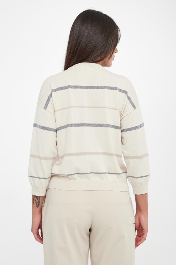 Sweter damski w paski PESERICO