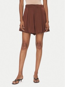 ViCOLO Szorty materiałowe TD0764 Brązowy Regular Fit