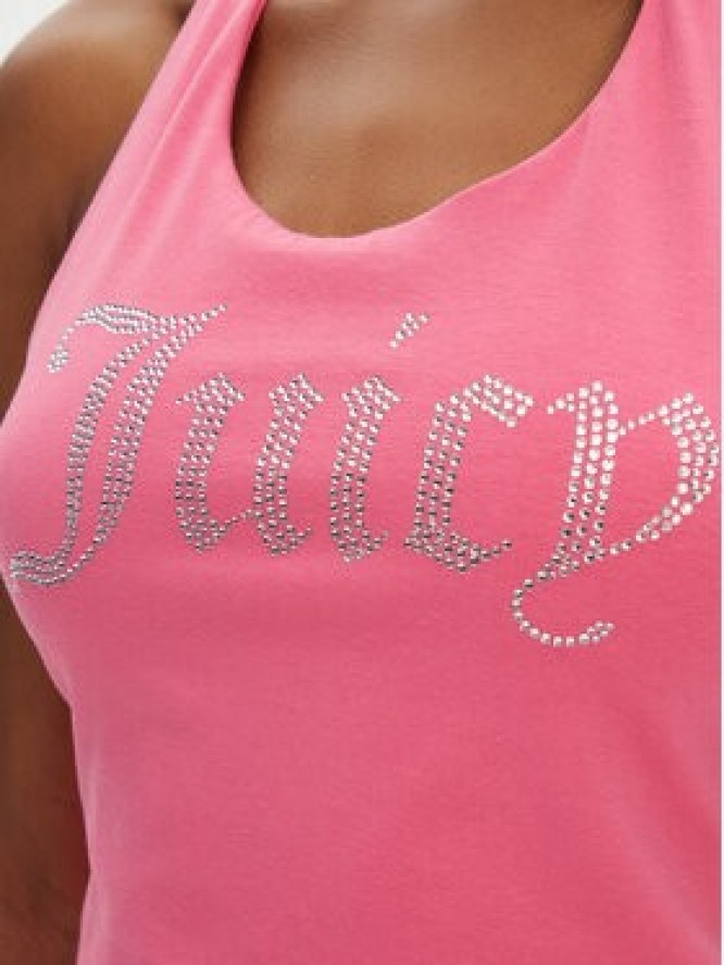 Juicy Couture Top Tied JCWCT125306 Różowy Slim Fit