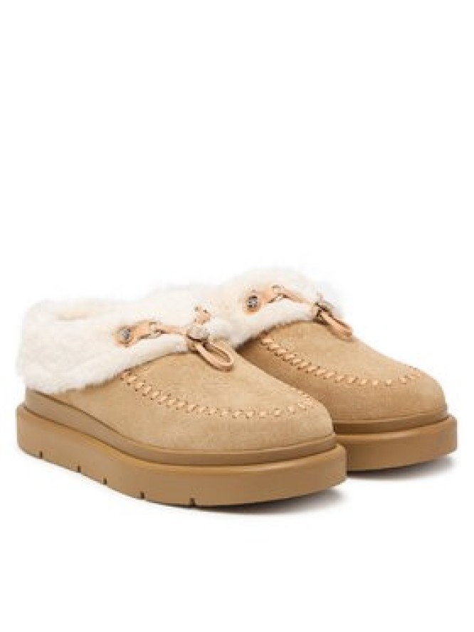 Guess Śniegowce FLFKEY LEA19 Beżowy
