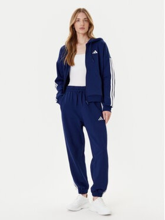 adidas Bluza Essentials 3-Stripes JY3083 Niebieski Regular Fit