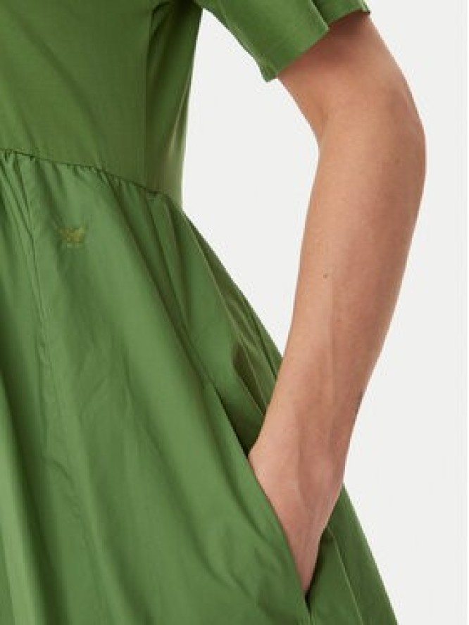 Weekend Max Mara Sukienka codzienna Brozno 2515621082 Zielony Relaxed Fit