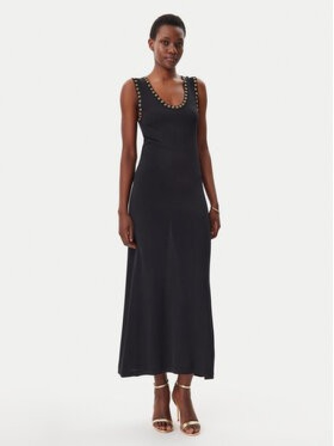 Lola Casademunt by Maite Sukienka dzianinowa MS2516034 Czarny Regular Fit