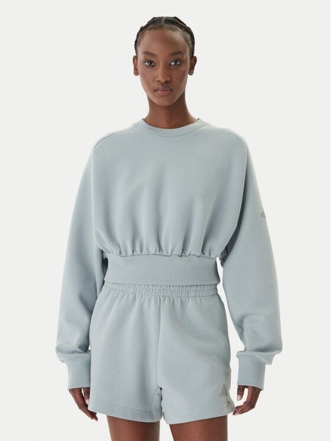 adidas Bluza Soft Lux KA7015 Zielony Loose Fit