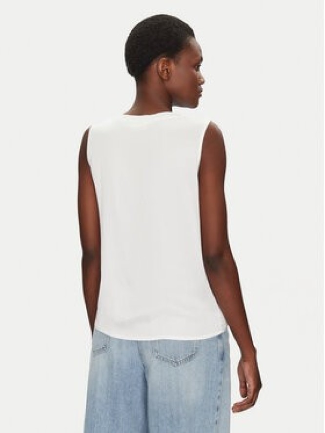 ViCOLO Bluzka TD0006 Biały Relaxed Fit