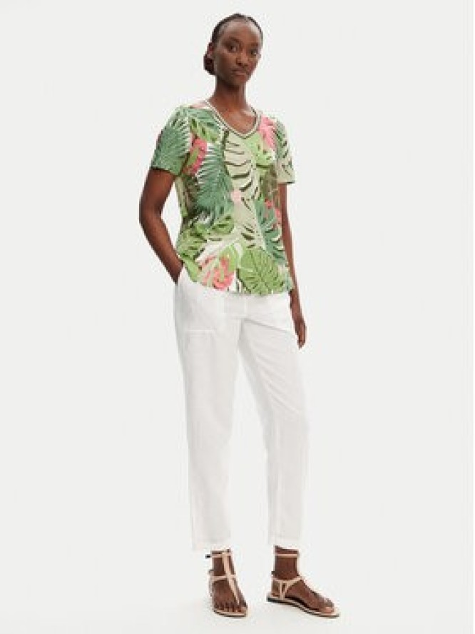 Olsen T-Shirt 11105096 Zielony Regular Fit