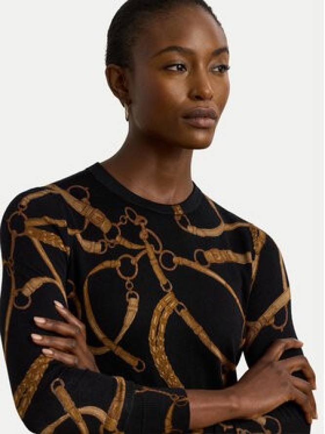 LAUREN RALPH LAUREN Bluzka 200971373001 Czarny Slim Fit