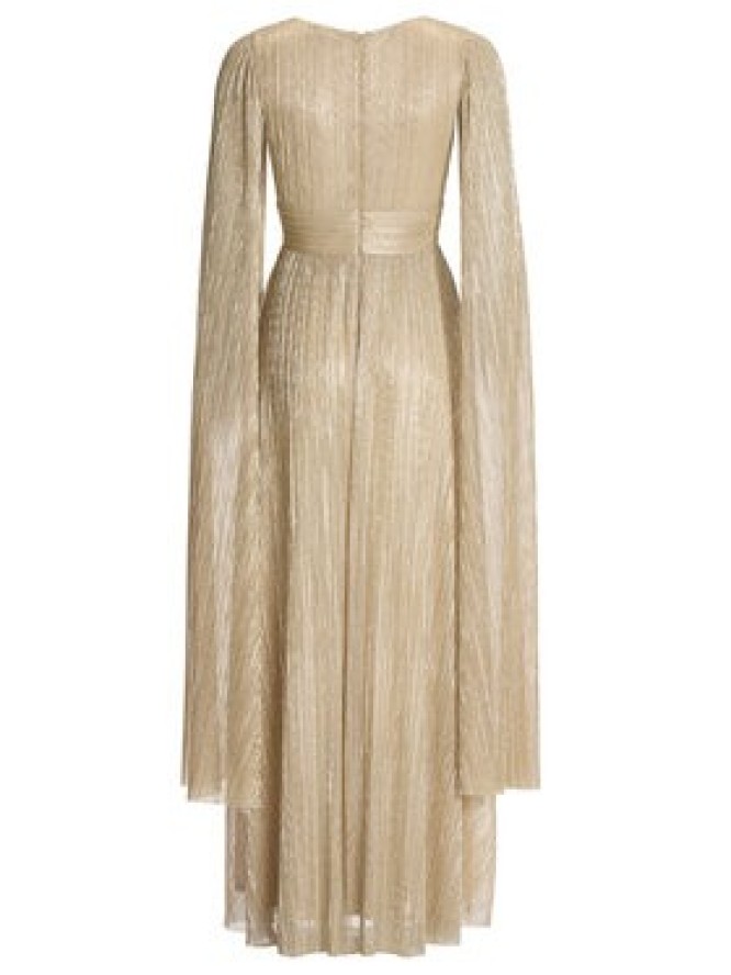 Swing Sukienka wieczorowa 5AK09700 Złoty Regular Fit