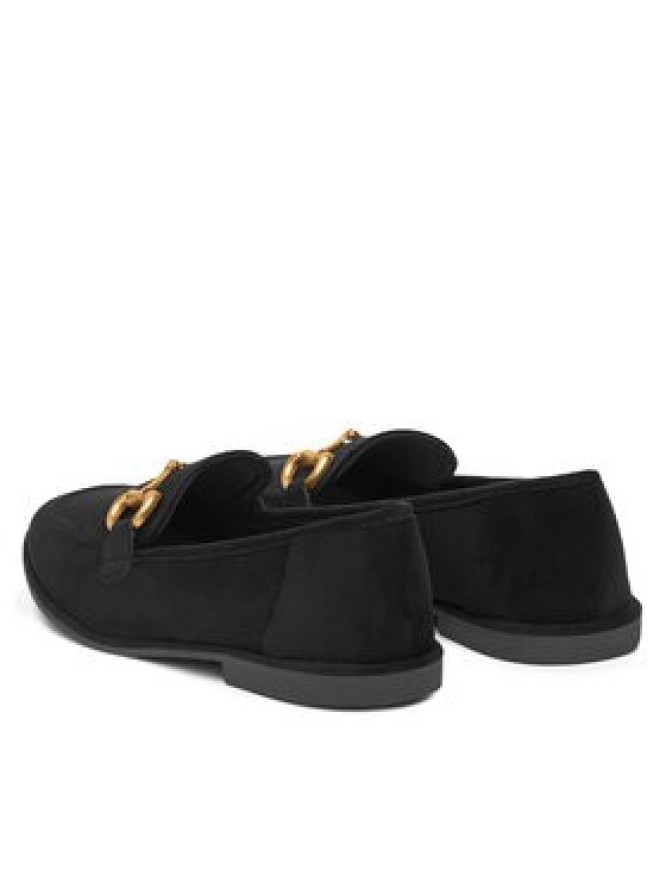 DeeZee Mokasyny 1-141-1 Czarny