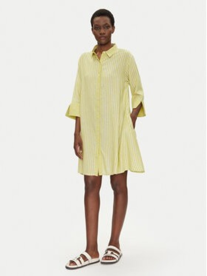 Iconique Sukienka koszulowa IC25-026 Zielony Relaxed Fit