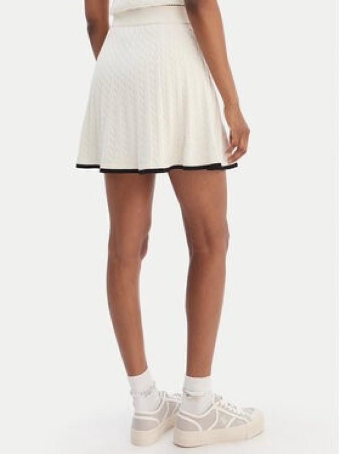 Guess Spódnica mini V6RD07 Z4652 Écru Regular Fit