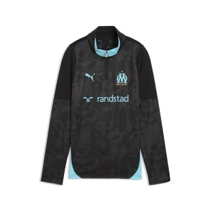 Młodzieżowa bluza treningowa Olympique Marsylia z zamkiem 1/4 PUMA