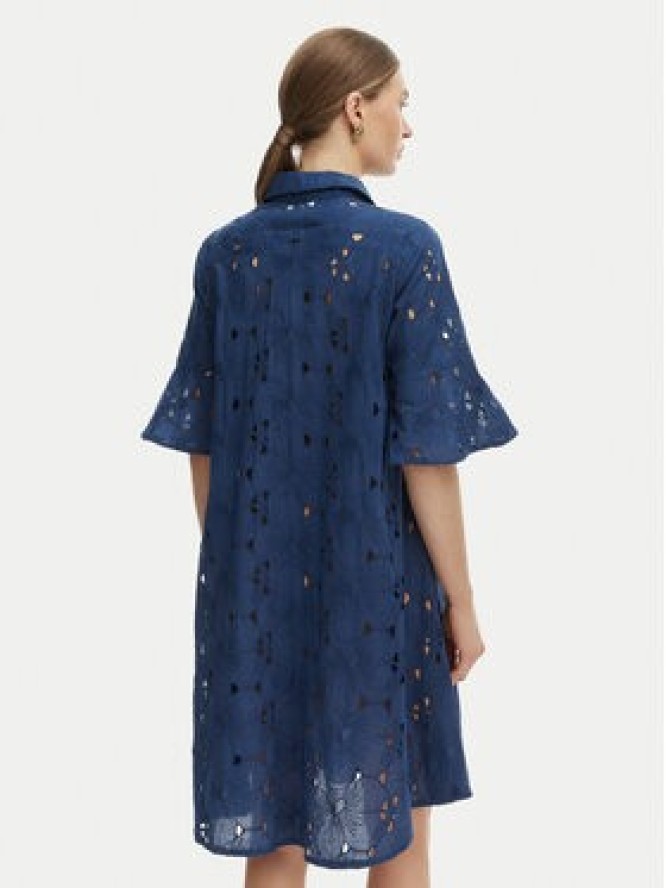 Iconique Sukienka letnia Romina IC26-003 Niebieski Relaxed Fit