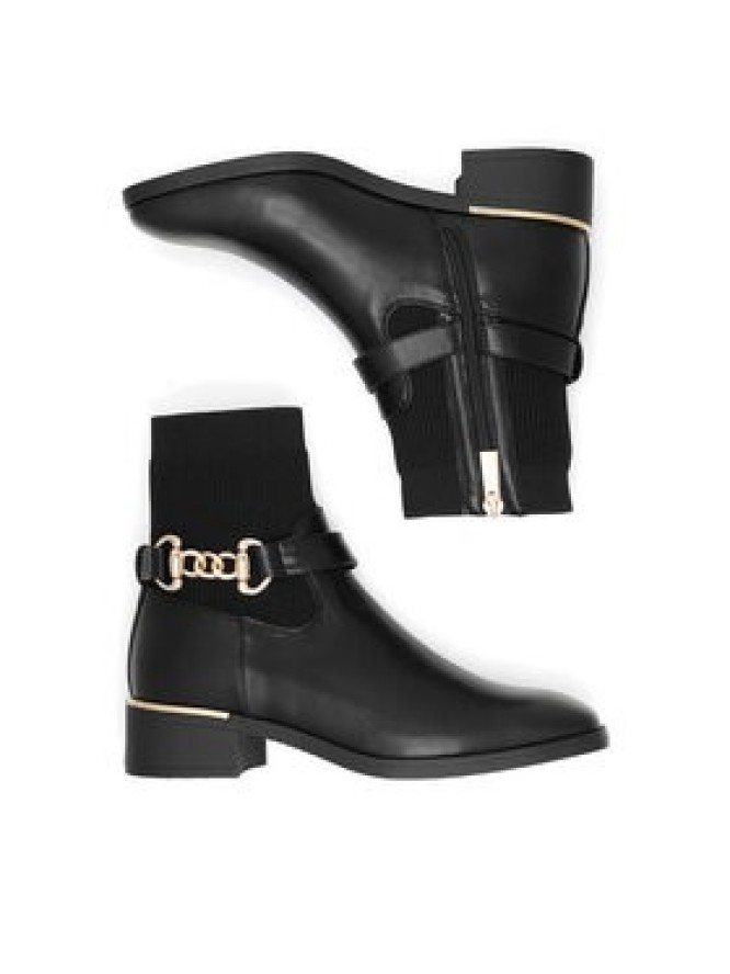 Jenny Fairy Botki HY25653-2 Czarny