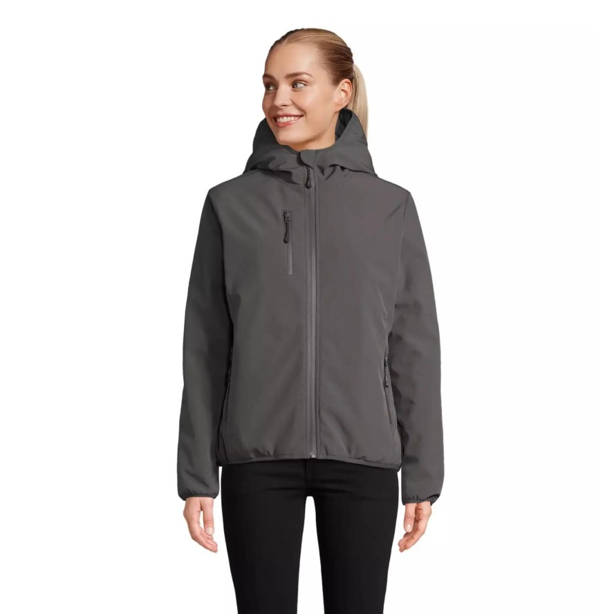 Damska kurtka softshell Sol's Falcon Padded