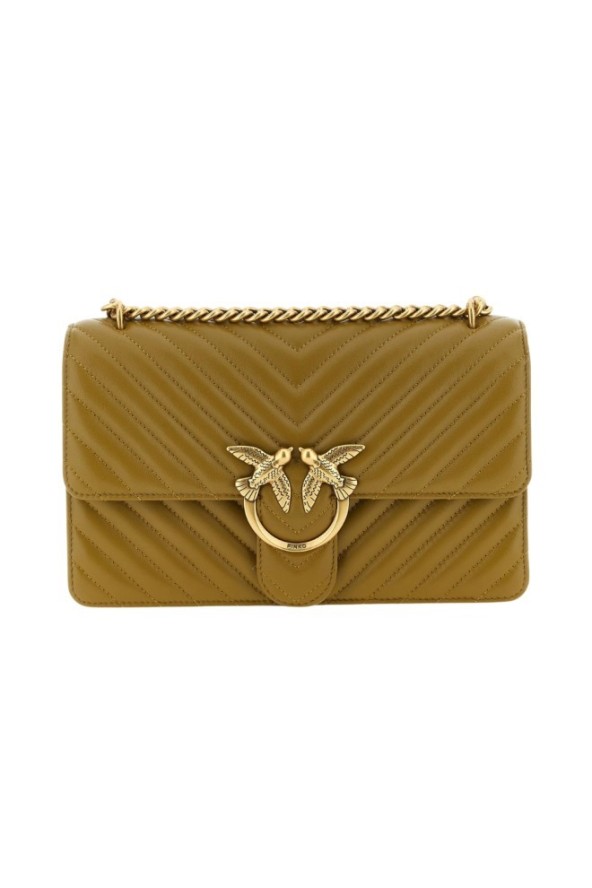 PINKO Oliwkowa listonoszka damska Love One Classic