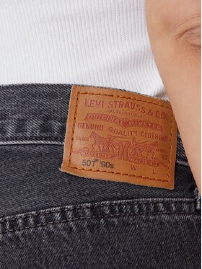 Levi's® Jeansy 501® ’90 A1959-0092 Czarny Straight Fit