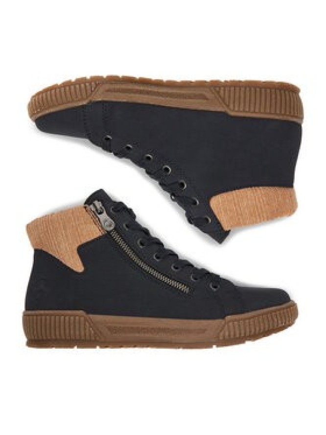 Rieker Trzewiki CEO-N0709-15 Granatowy