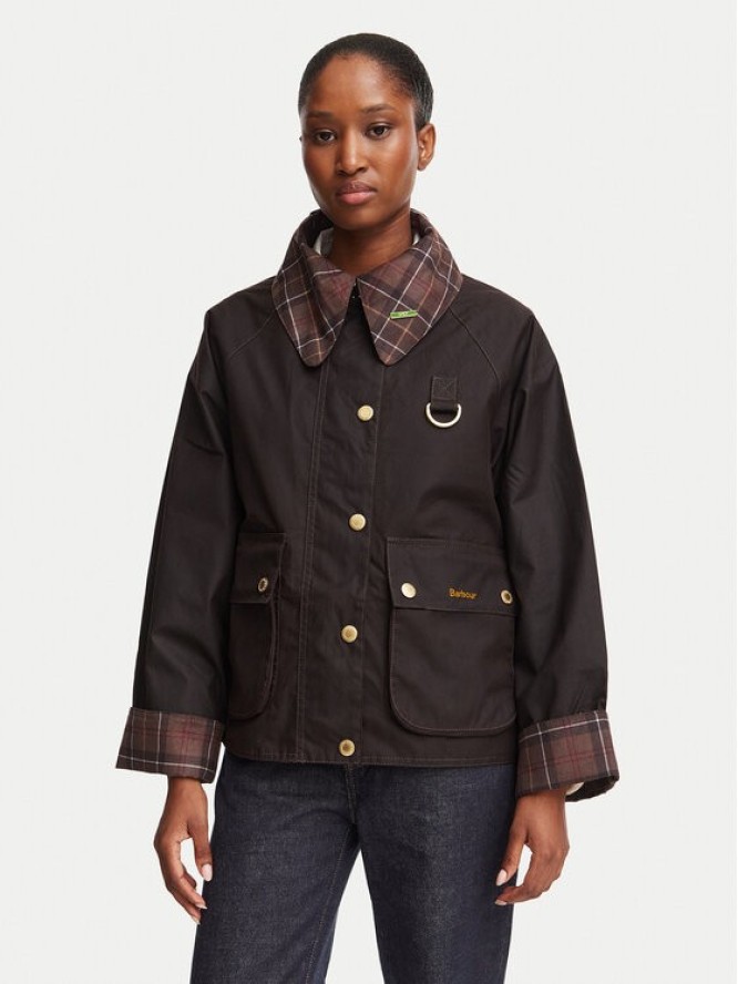 Barbour Kurtka przejściowa Spey LWX1581RU91 Brązowy ciemny Regular Fit