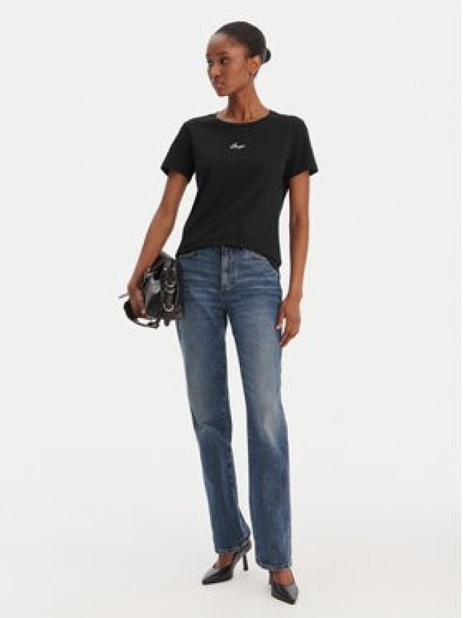 BOSS T-Shirt Elove 50554696 Czarny Slim Fit