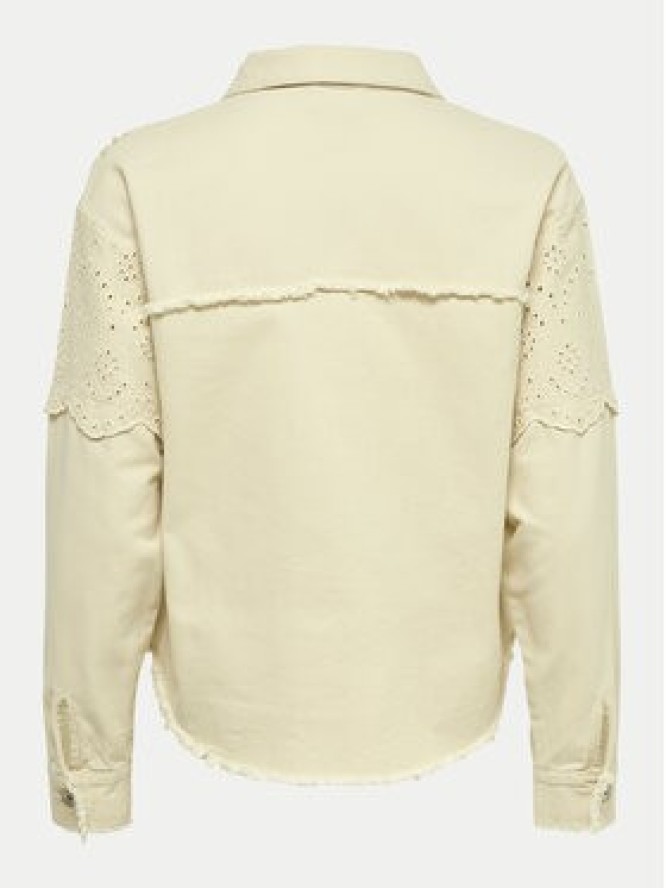 ONLY Kurtka jeansowa Elena 15232378 Beżowy Regular Fit