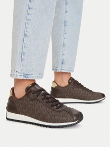 MICHAEL Michael Kors Sneakersy Rhodes 43T5RHFS3L Brązowy