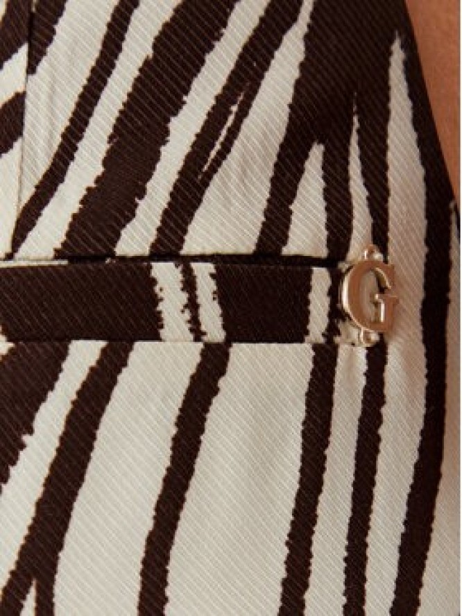 Guess Spodnie materiałowe W6GB19 W1972 Brązowy Regular Fit