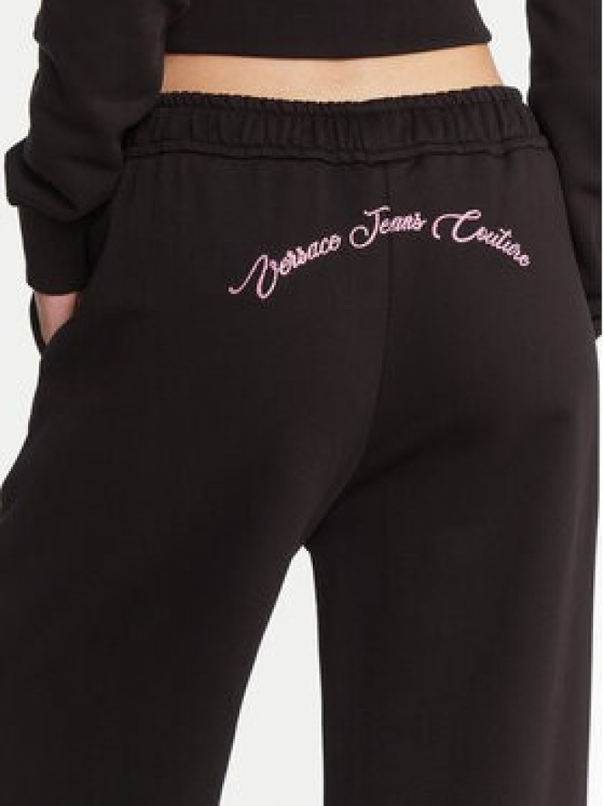 Versace Jeans Couture Spodnie dresowe 79HAAT05 CF01T Czarny Regular Fit