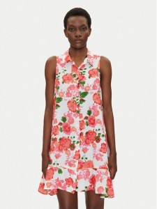 Iconique Sukienka koszulowa IC25-044 Biały Regular Fit