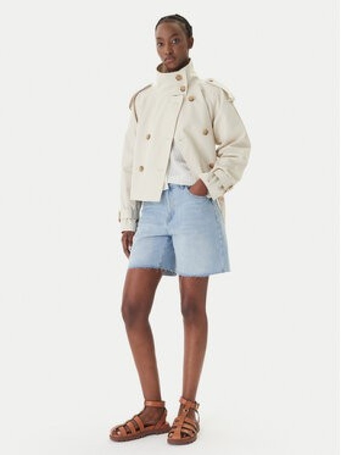 Eleh Szorty jeansowe EL123 Niebieski Regular Fit