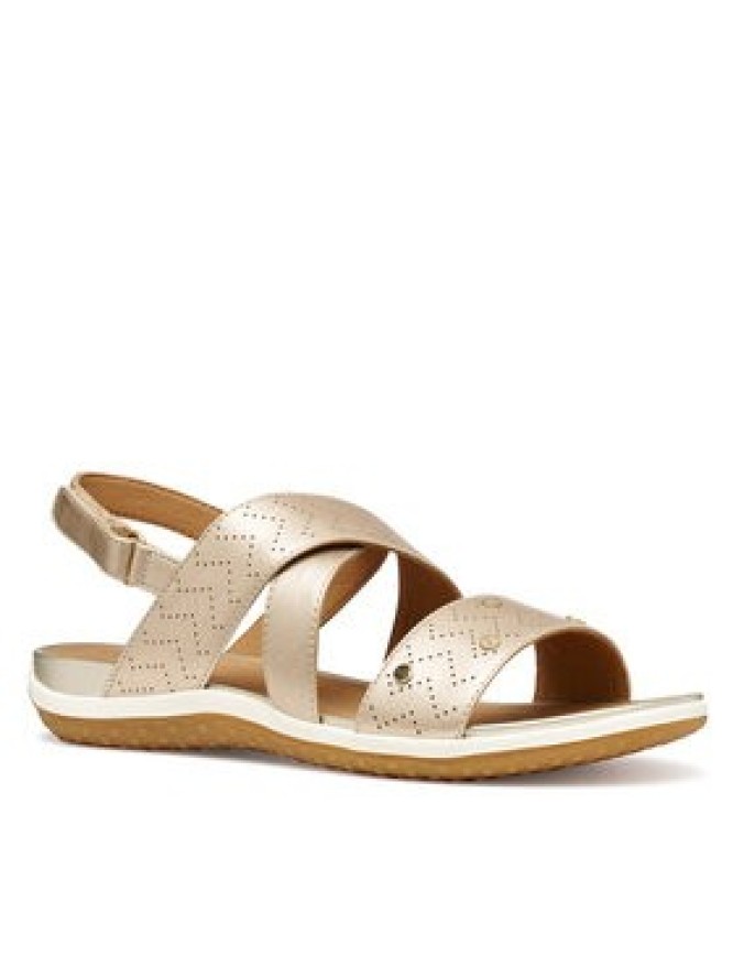 Geox Sandały Sandal Vega D65R6B 000NF C2012 Złoty