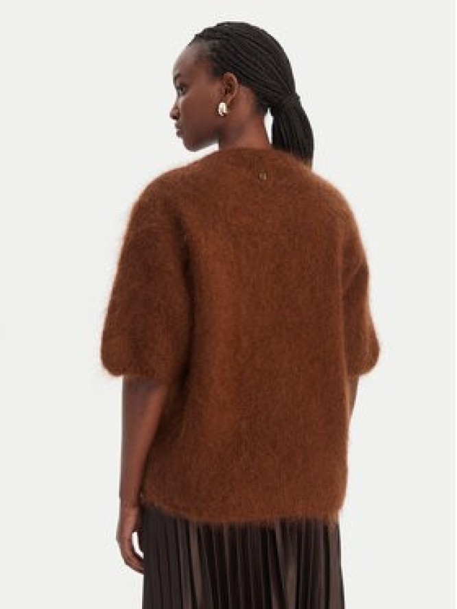 Dixie Sweter M277Y101A Brązowy Relaxed Fit