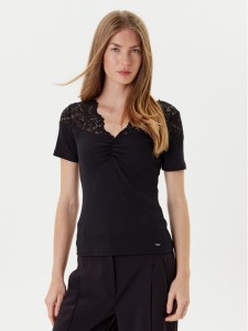 Morgan Bluzka 252-DELINE Czarny Slim Fit