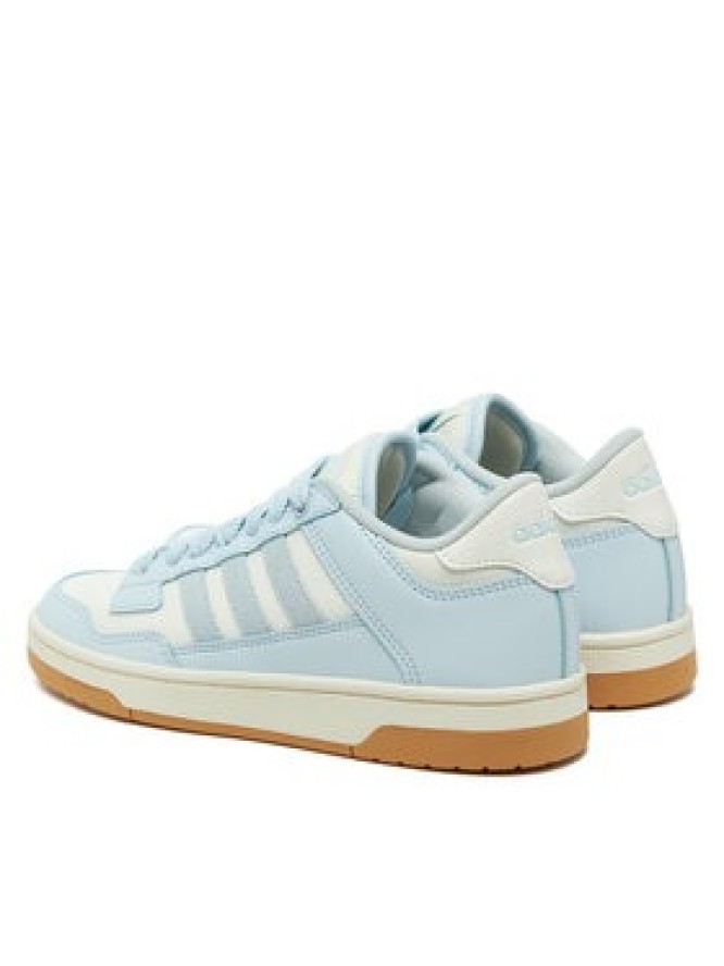 adidas Buty do koszykówki Rapid Court Low JR3163 Błękitny