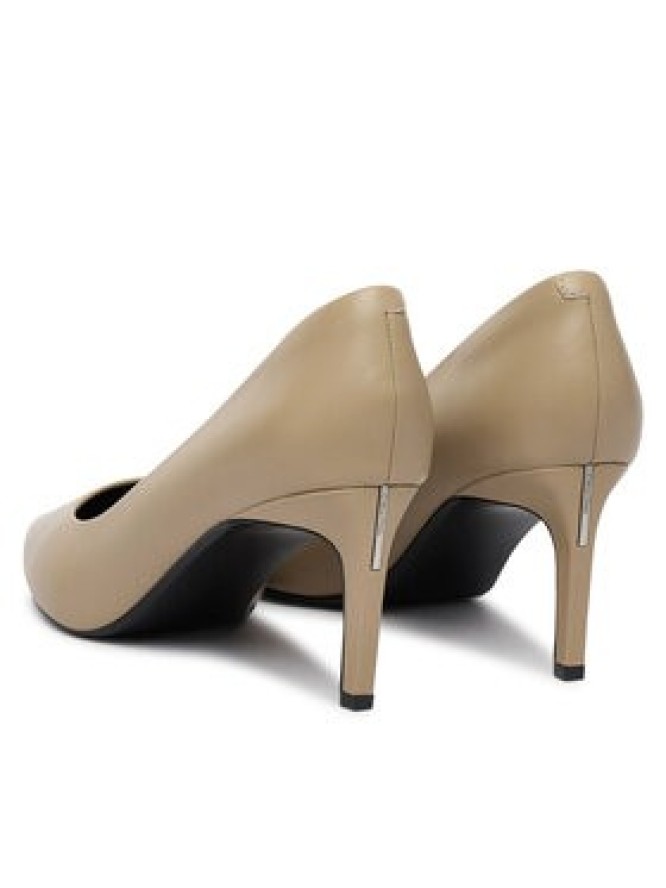 Calvin Klein Szpilki Ess Stiletto 70 HW0HW02607 Beżowy