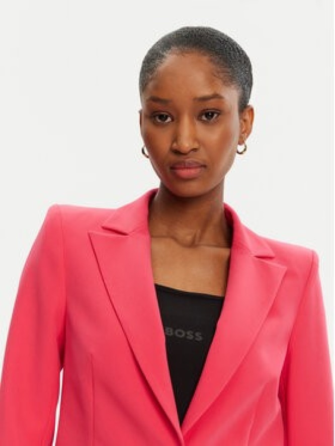 Rinascimento Marynarka CFC0122739003 Różowy Regular Fit