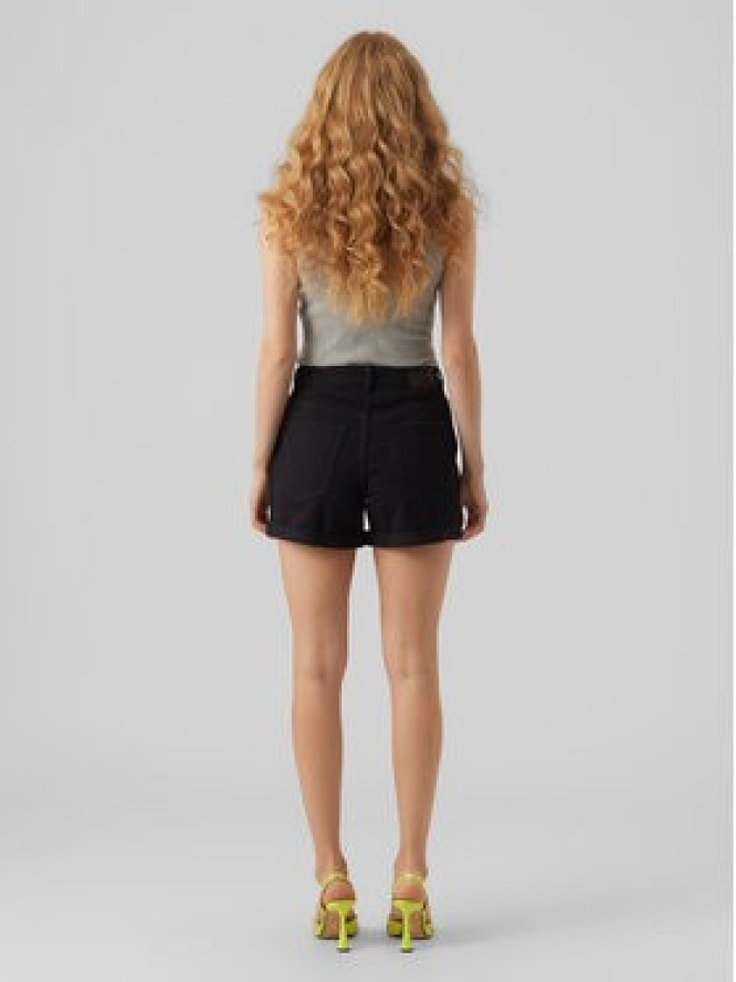 Vero Moda Szorty jeansowe Zuri 10279493 Czarny Regular Fit
