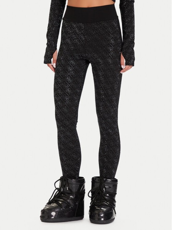 Guess Legginsy W5BB73 K7182 Czarny Slim Fit