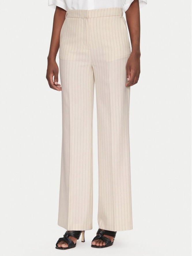 Morgan Spodnie materiałowe 251-PVIVI.F M Écru Regular Fit