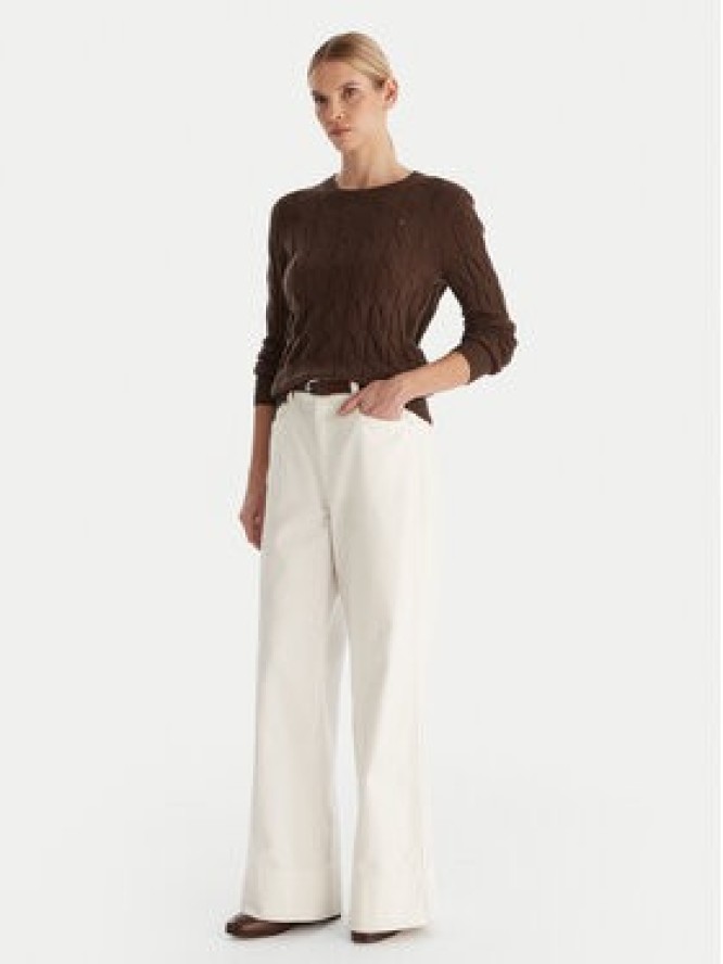 Tommy Hilfiger Sweter WW0WW43586 Brązowy Regular Fit