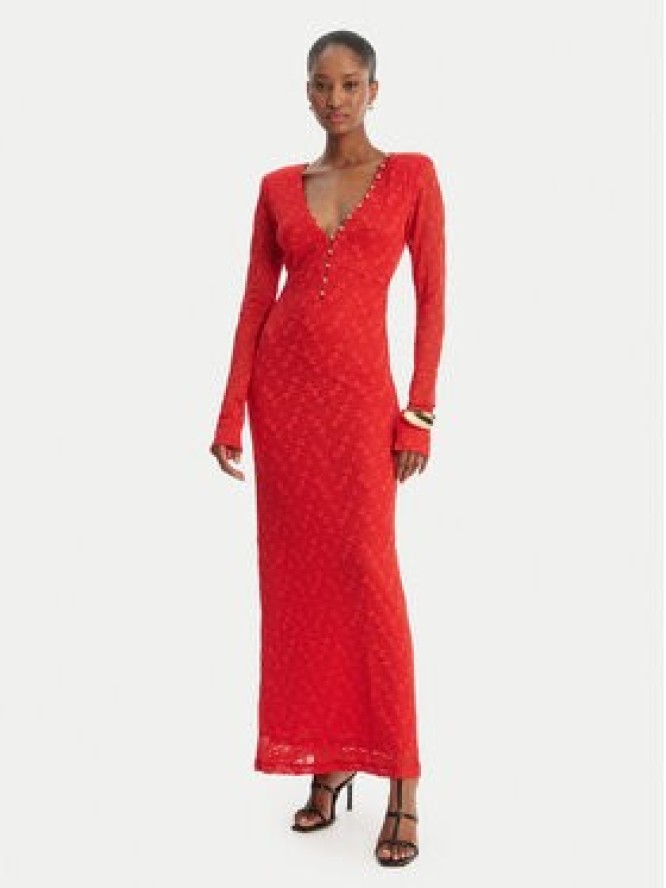 Bardot Sukienka koktajlowa Zenia 60239DB Czerwony Slim Fit