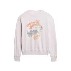 Luźny sweatshirt z motywem dla kobiet Superdry Souvenir