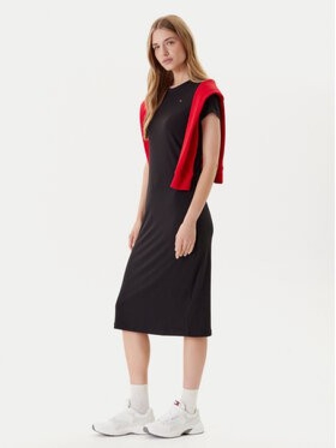 Tommy Jeans Sukienka codzienna DW0DW19721 Czarny Slim Fit