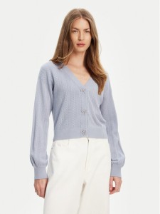 Guess Kardigan W5YR01 Z2ZK2 Niebieski Regular Fit