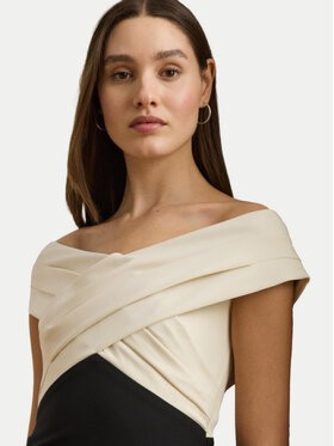 LAUREN RALPH LAUREN Sukienka koktajlowa 253963476001 Czarny Slim Fit