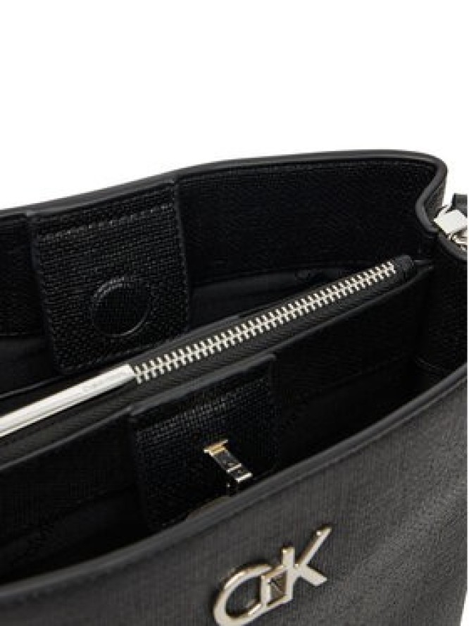 Calvin Klein Torebka Ck Bucket Bag_Tex K60K613179 Czarny