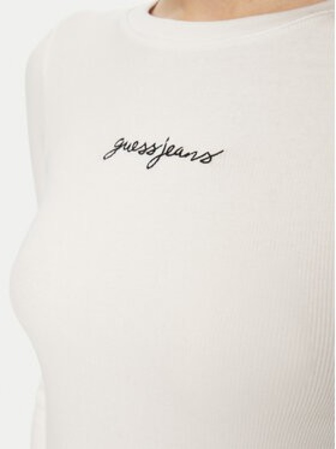 Guess Jeans T-Shirt W5RI58 KA0H1 Biały Regular Fit