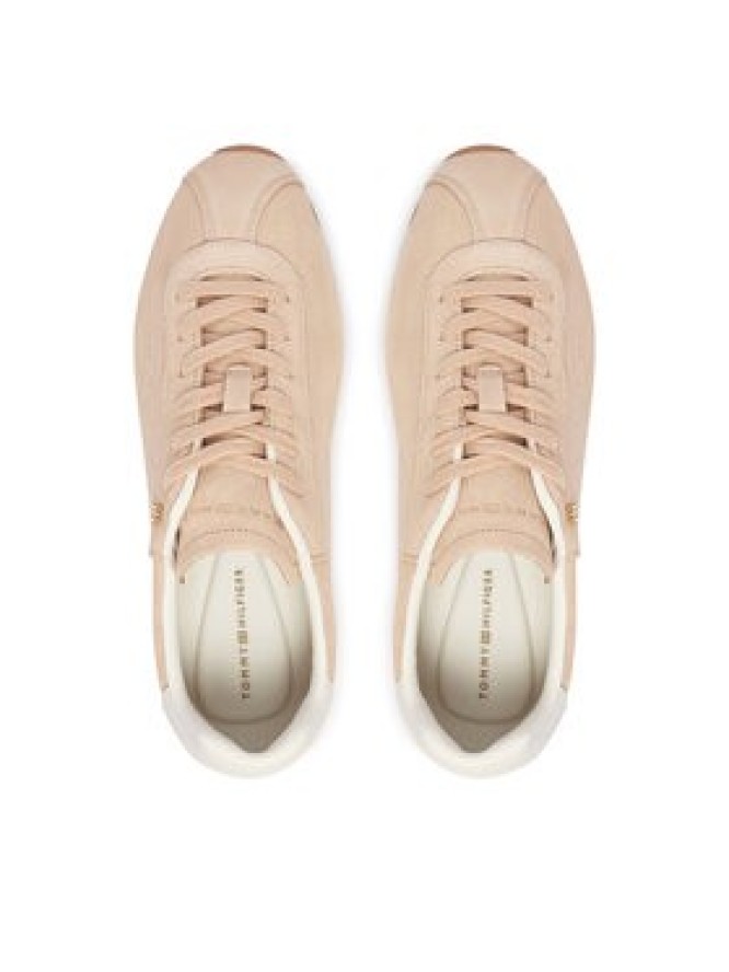 Tommy Hilfiger Sneakersy Th Bella Low Runner Suede FW0FW09189 Różowy