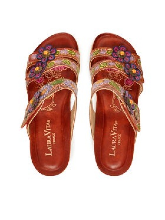 Laura Vita Klapki Bonito 19 Bordowy